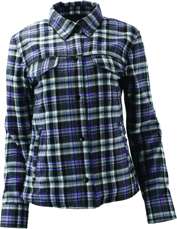 Kuryakyn Leather By River Road Cameo Flannel Moto Shirt Womens - Medium Shirts Kuryakyn