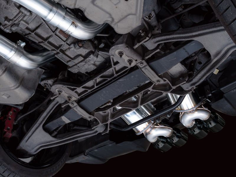 AWE Tuning C6 Chevrolet Corvette Z06/ZR1 Touring Edition Axle-Back Exhaust w/ Diamond Black Tips Axle Back AWE Tuning