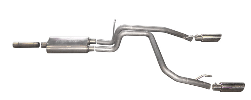 Gibson 07-09 Dodge Nitro R/T 4.0L 2.25in Cat-Back Dual Split Exhaust - Stainless Catback Gibson