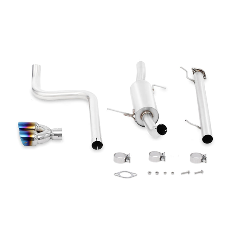 Mishimoto 14-16 Ford Fiesta ST 1.6L 2.5in Stainless Steel Cat-Back Exhaust w/ Burnt Ti Tips Catback Mishimoto