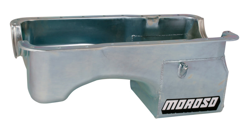 Moroso Ford 289-302 (w/Rear Sump) Wet Sump 7qt 9in Steel Oil Pan Oil Pans Moroso