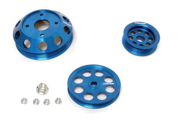 GReddy Nissan BNR32 RB26DETT Pulley Kit Pulleys - Crank, Underdrive GReddy