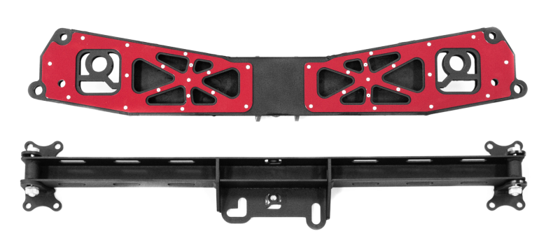 Innovative AWD Rear Diff Mount Kit - EG/DC (Standard - Black/Red) Differential Mounts Innovative Mounts