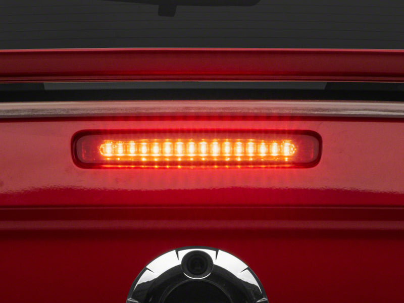 Raxiom 05-09 Ford Mustang Axial Series LED Third Brake Light- Red Lens Brake Lights Raxiom