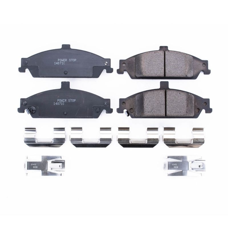 Power Stop 04-05 Chevrolet Classic Front Z17 Evolution Ceramic Brake Pads w/Hardware Brake Pads - OE PowerStop
