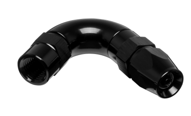 Vibrant -3AN 120 Degree High Flow Hose End Fitting for PTFE Lined Flex Hose - Aluminum Fittings Vibrant