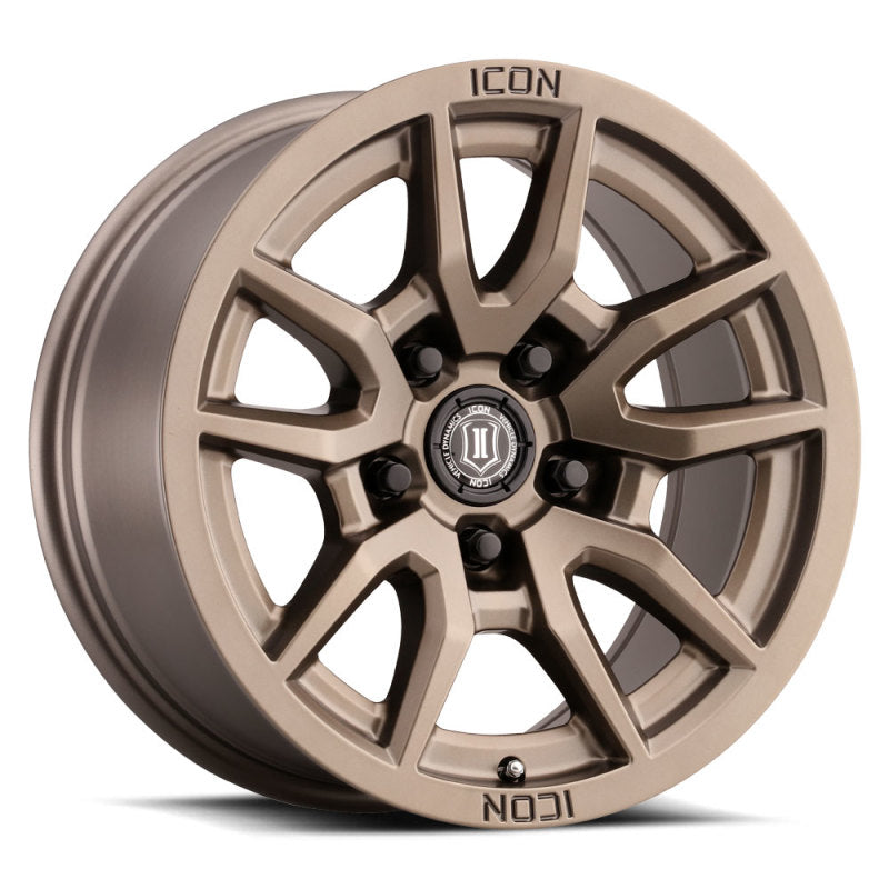 ICON Vector 5 17x8.5 5x150 25mm Offset 5.75in BS 110.1mm Bore Bronze Wheel Wheels - Cast ICON