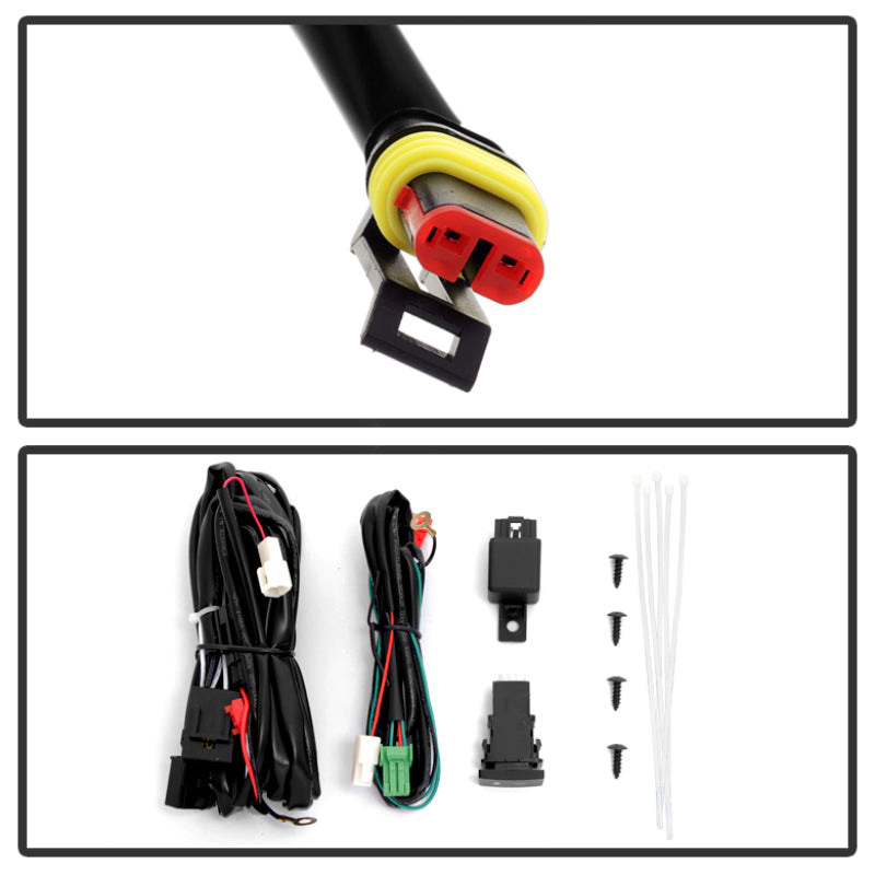 Spyder Toyota Tundra 2014-2016 Daytime DRL LED Running Fog Lights w/Switch Clear FL-DRL-TTU14-C Fog Lights SPYDER