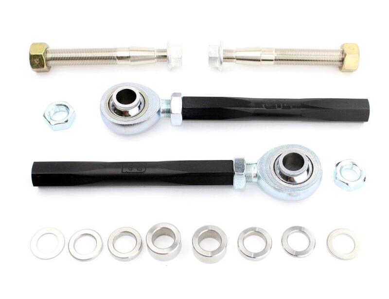 SPL Parts 2009+ Nissan 370Z Front Outer Tie Rod Ends Adjustable for Bumpsteer Tie Rods SPL Parts