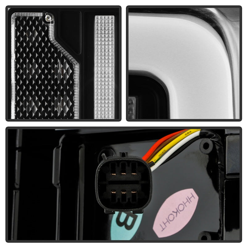 Spyder 21-23 Ford Bronco (Factory LED Model Only) LED Tail Lights - Black (ALT-YD-FB21LED-LED-BK) Tail Lights SPYDER