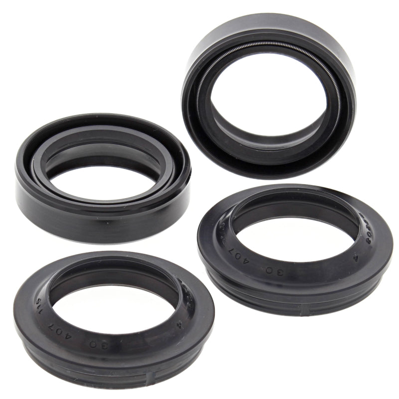 All Balls Racing 88-90 Yamaha DT50 Fork Oil Seal & Dust Seal Kit Fork Seal Kits All Balls Racing