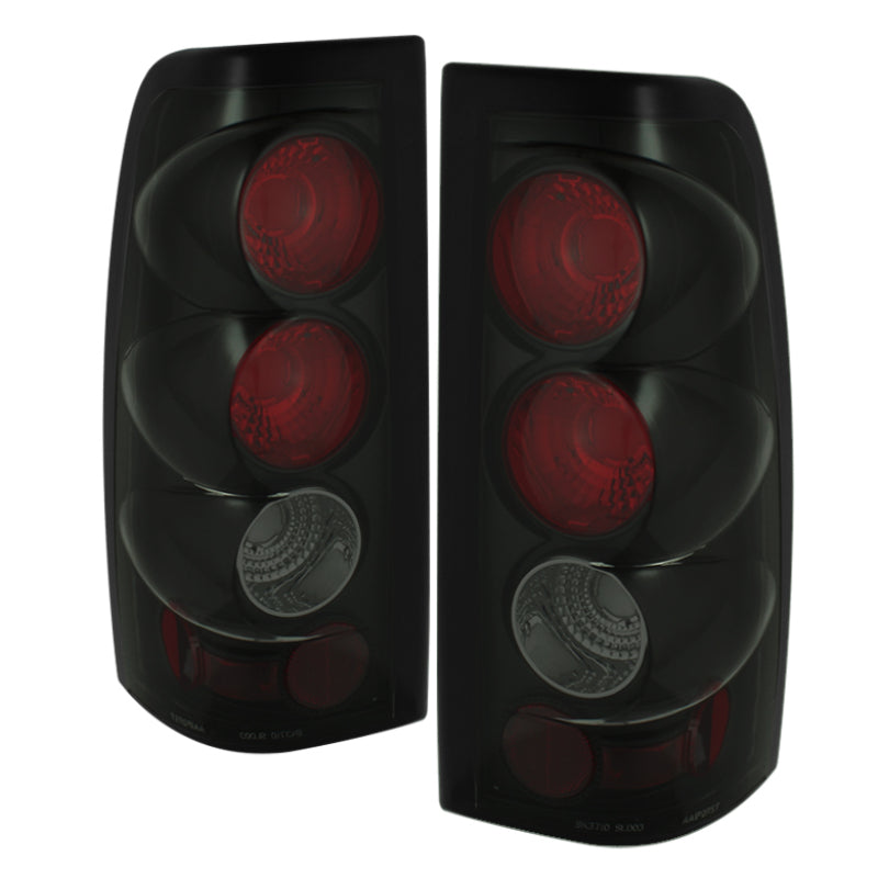 Spyder Chevy Silverado 1500 03-06 (Does Not Fit Stepside)Euro Tail Lights Blk Smke ALT-YD-CS03-BSM Tail Lights SPYDER