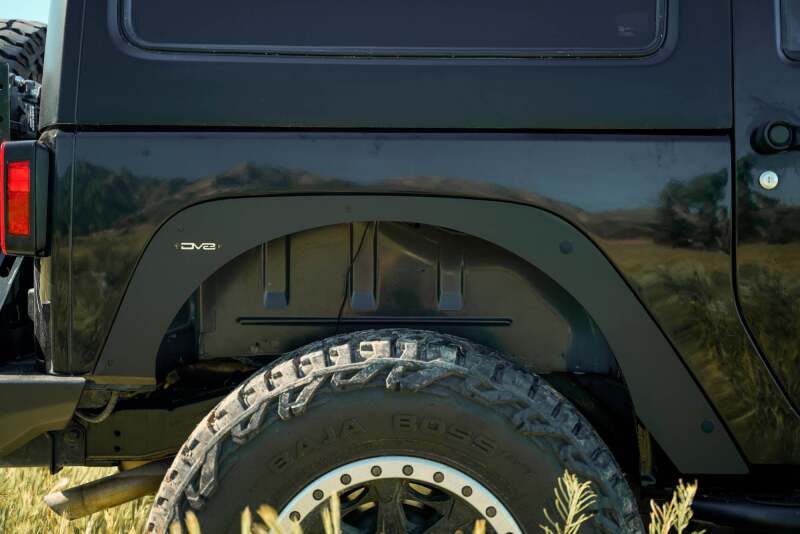DV8 Offroad 07-18 Jeep Wrangler JK Fender Flare Deletes Fenders DV8 Offroad