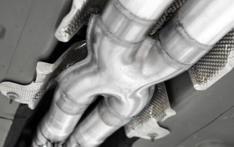 MBRP 15-Up Challenger 5.7 / 17-Up 6.2L/6.4L 3in Race Series Cat-Back w/ Quad Tips T304 Exhaust Catback MBRP