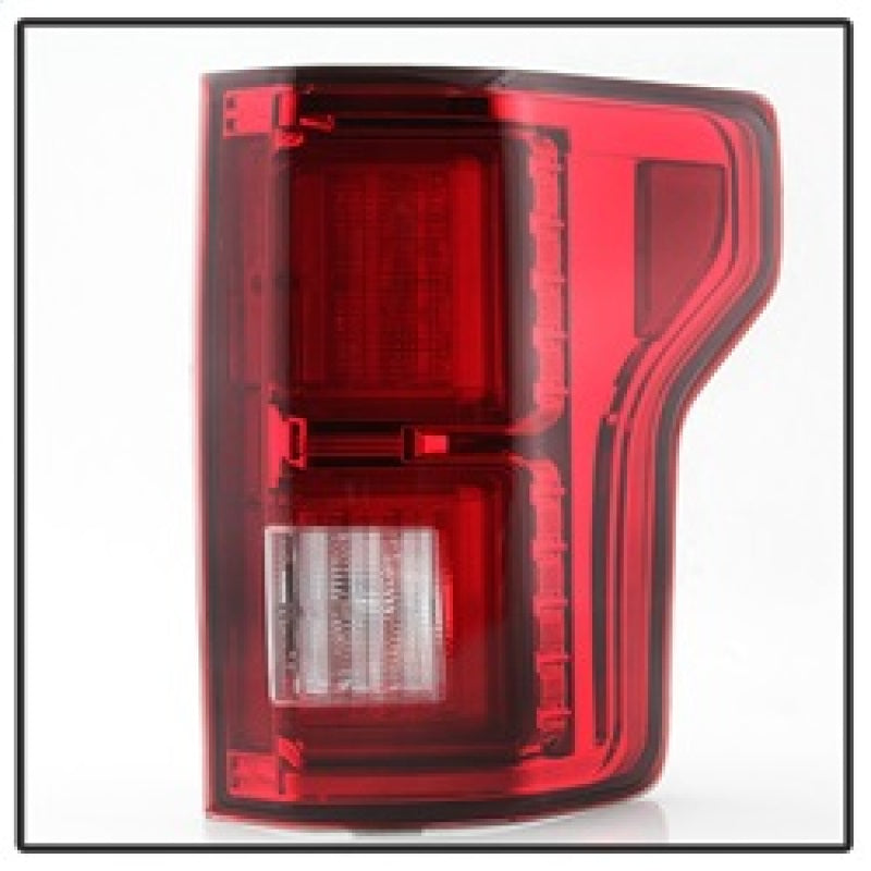 Spyder Ford F150 2015-2017 Light Bar LED Tail Lights - Red Clear ALT-YD-FF15015-LBLED-RC Tail Lights SPYDER
