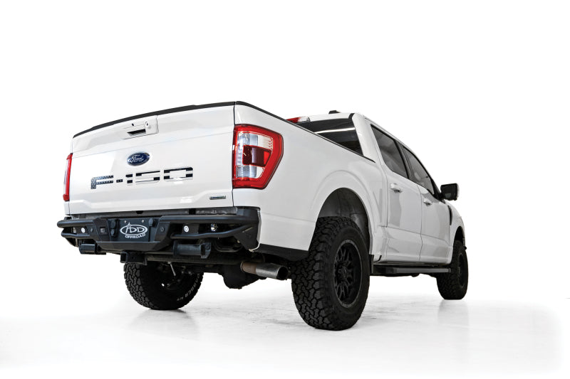 Addictive Desert Designs 21-23 Ford F-150 PRO Bolt-On Rear Bumper w/ Back-up Sensor Cutouts Bumpers - Steel Addictive Desert Designs