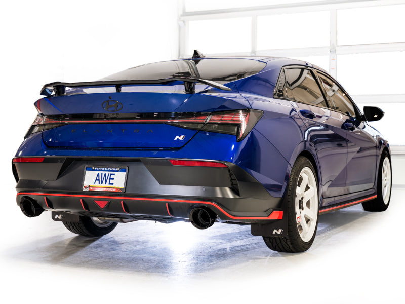AWE Tuning 22-26 Hyundai Elantra N Track Edition Cat-Back Exhaust - Diamond Black Tips Catback AWE Tuning