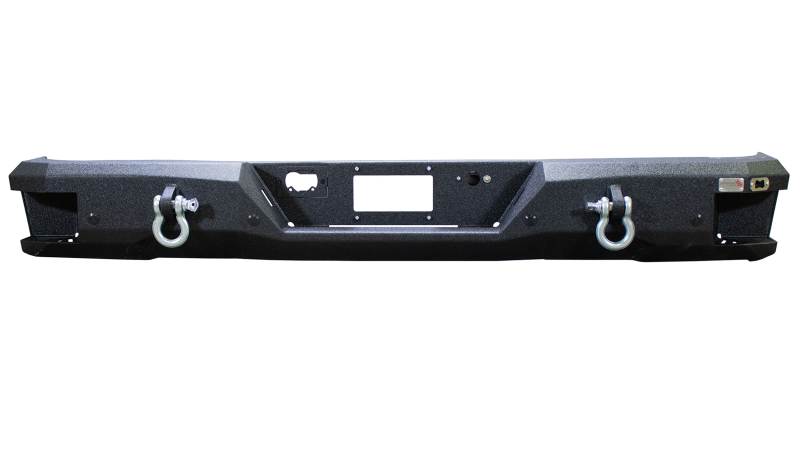 Fishbone Offroad 07-13 Chevy Silverado 1500 Rear Bumper - Black Bumpers - Steel Fishbone Offroad