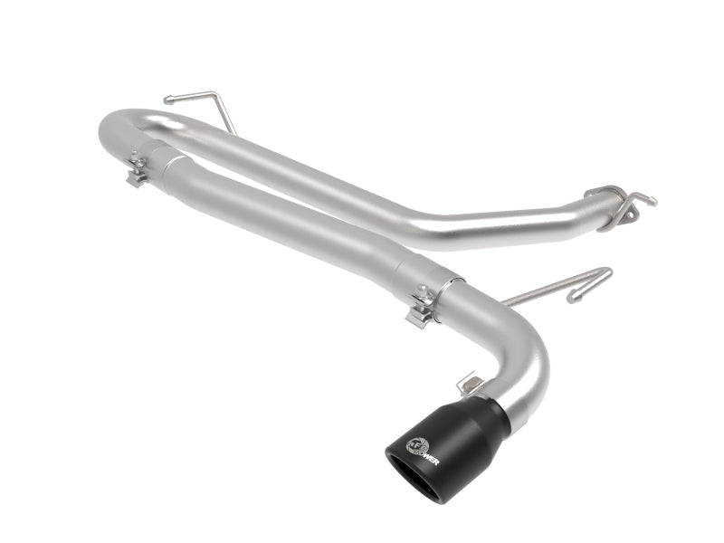 aFe Takeda 2.5in 304 SS Axle-Back Exhaust w/o Muffler w/BlackTips 18-22 Hyundai Kona L4-1.6L (t) AWD Axle Back aFe
