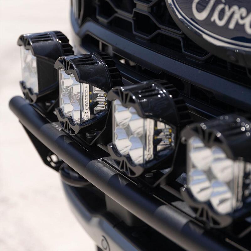 Baja Designs 23+ Ford Super Duty LP4 Bull Bar Light Kit w/ Upfitter Light Bars & Cubes Baja Designs