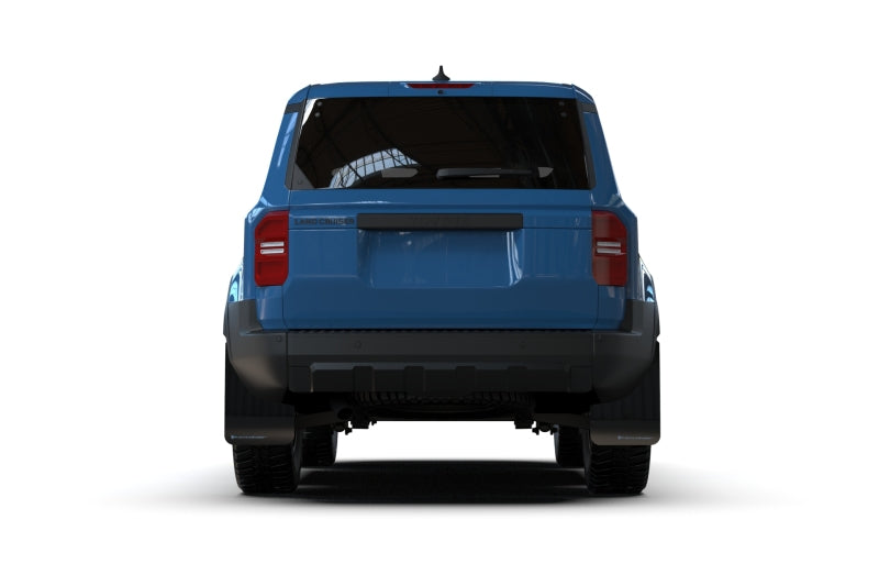 Rally Armor 22-25 Toyota Land Cruiser Black UR Mud Flap Light Blue Logo Mud Flaps Rally Armor