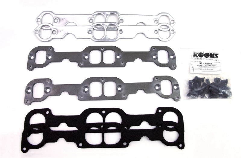 Kooks SB Chevy Sm Block Chevy Adapter Plate Kit Bolts Kooks Headers