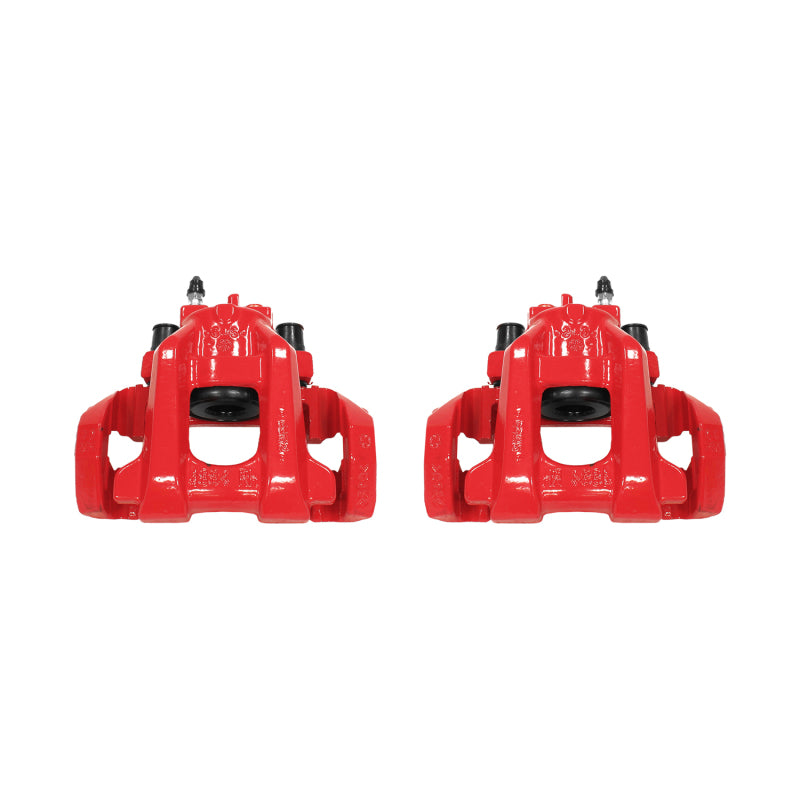 Power Stop 11-17 Dodge Durango Rear Red Calipers w/Brackets - Pair Brake Calipers - Perf PowerStop