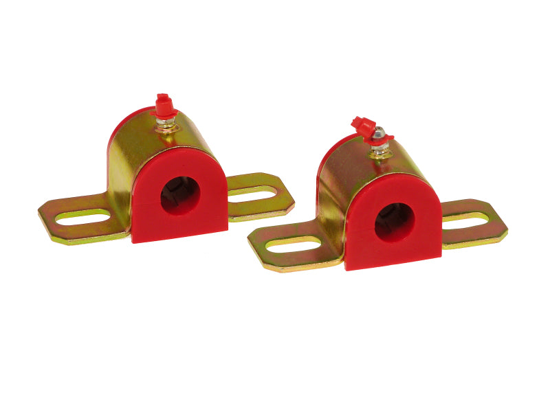 Prothane Universal Greasable Sway Bar Bushings - 3/4in - Type B Bracket - Red Sway Bar Bushings Prothane
