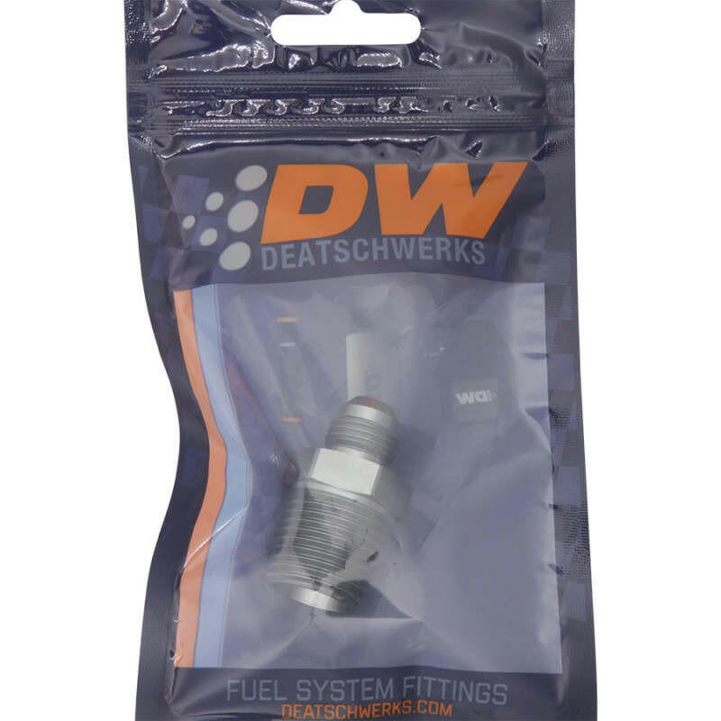 DeatschWerks 6AN Male Flare To 1/2in. Male NPT Adapter Fittings DeatschWerks