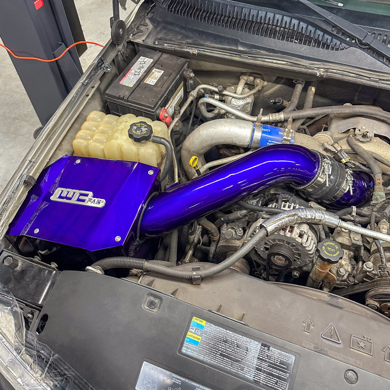 Wehrli 01-04 Duramax LB7 4in Stage 2 Intake Kit w/ Air Box - Illusion Purple Cold Air Intakes Wehrli