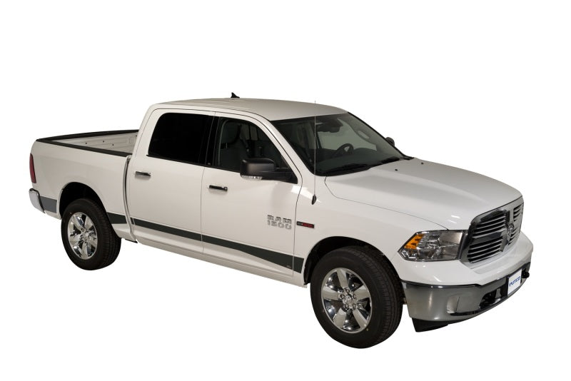 Putco 10-18 RAM 2500 Crew Cab 5.7ft- 5.5in Wide w/o Factory Flares 12pcs Blk Platinum Rocker Panels Body Armor & Rock Rails Putco