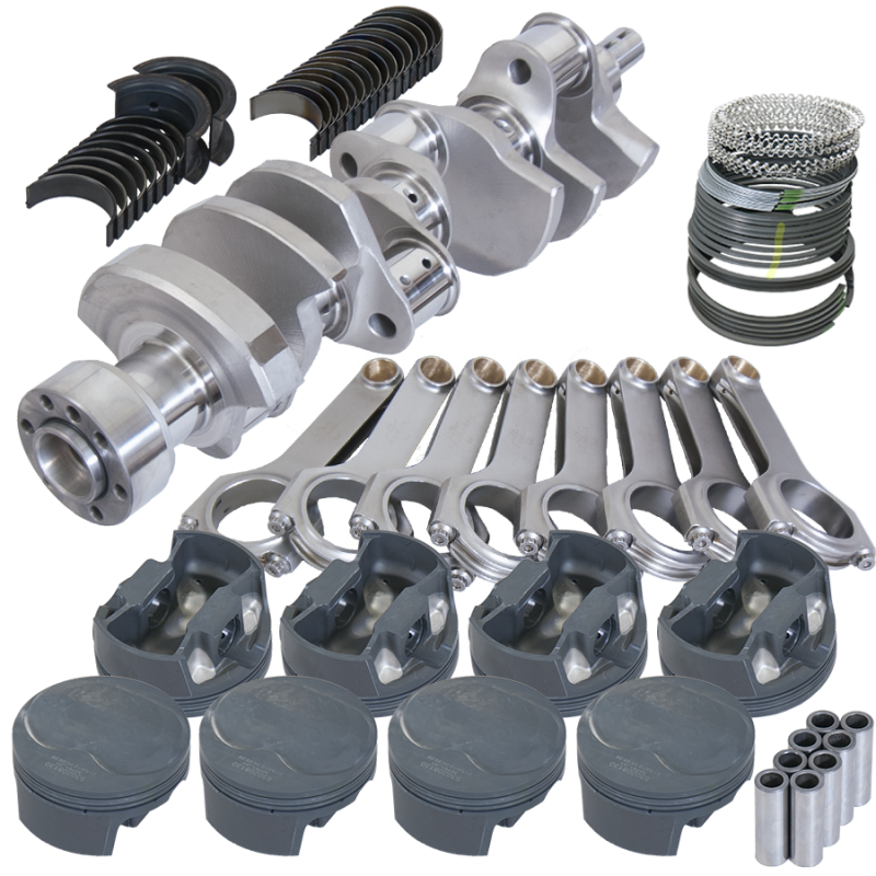 Eagle Chevy LT1 350 1Pc 3.750in Crank 6.000in H-Beam 11cc Dome 4.060in Pistons Rotating Assembly Rotating Assemblies Eagle