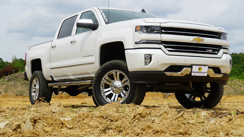 Superlift 14-16 GMC Sierra 1500 4WD 6.5in Lift Kit w/ Steel Cntrl Arms Fox Front Coilover & 2.0 Rear Lift Kits Superlift