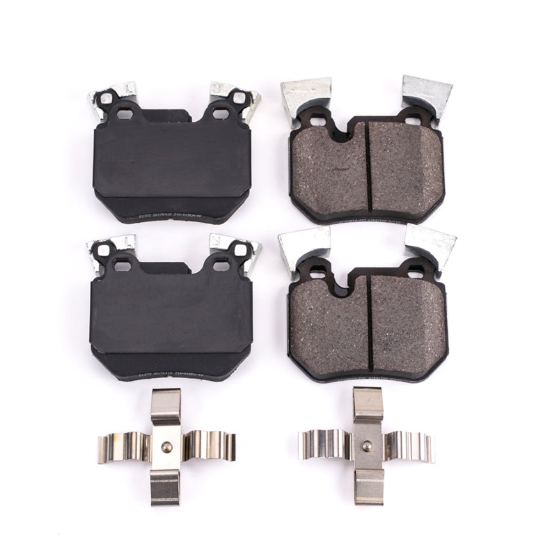Power Stop 08-13 BMW 135i Rear Z17 Evolution Ceramic Brake Pads w/Hardware Brake Pads - OE PowerStop