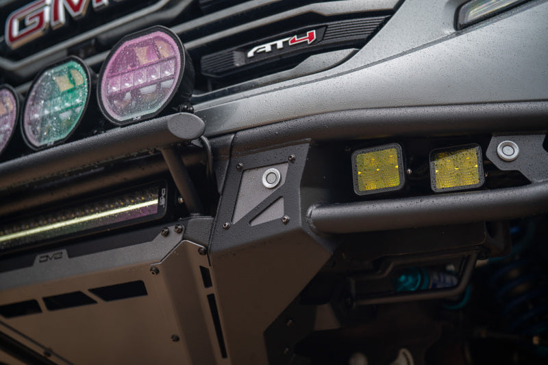 DV8 Offroad 2022-2025 GMC Sierra 1500 Tube Front Bumper Bumpers - Steel DV8 Offroad