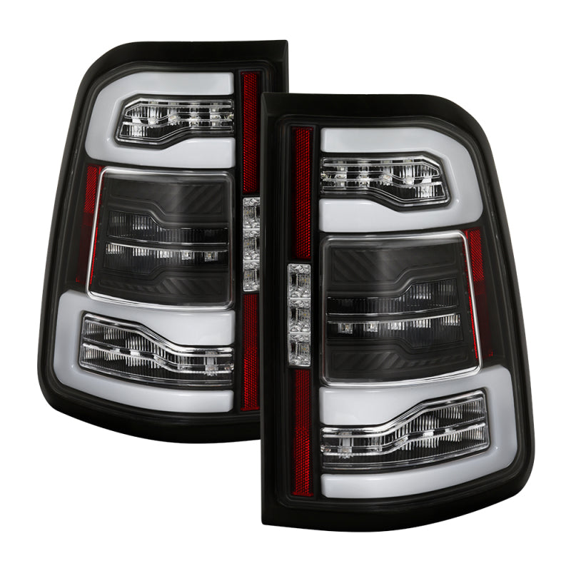 Spyder Dodge Ram 19-20 LED Tail Light Black ALT-YD-DR19HAL-SEQ-BK Tail Lights SPYDER