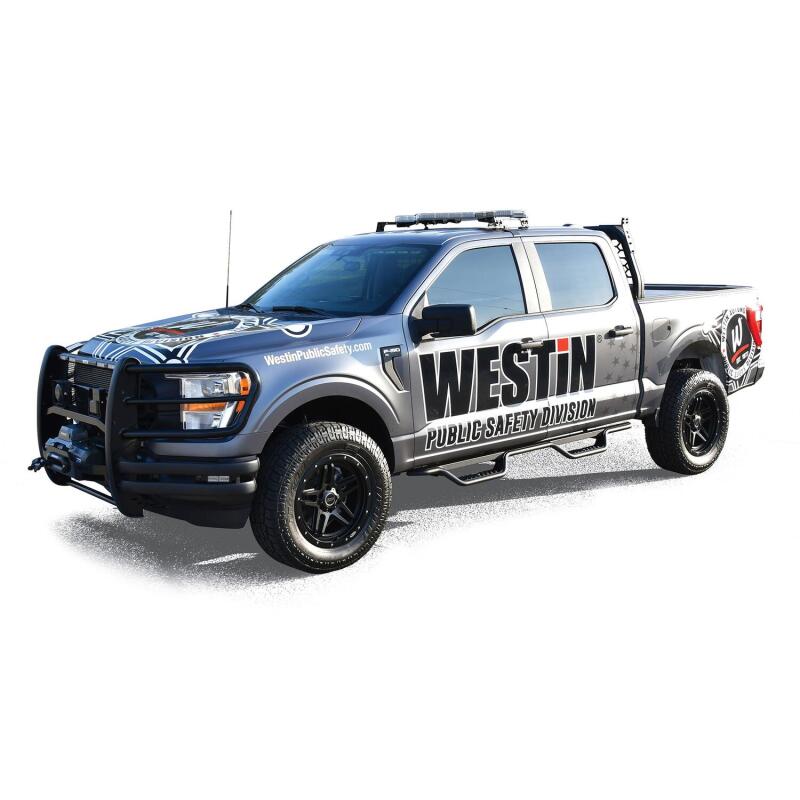 Westin 15-22 Ford F-150 SuperCrew / 17-22 F-250/350 Crew Cab Outlaw Nerf Step Bars Nerf Bars Westin