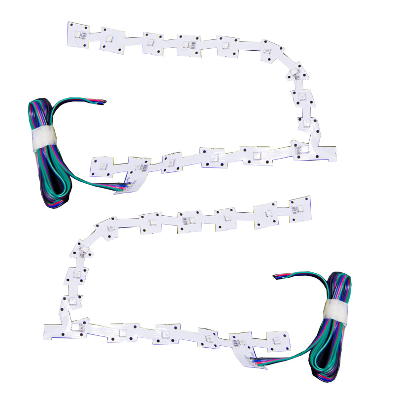 Oracle 11-19 Chrysler 300C DRL Upgrade w/ Halo Kit - ColorSHIFT w/ 2.0 Controller Headlights ORACLE Lighting