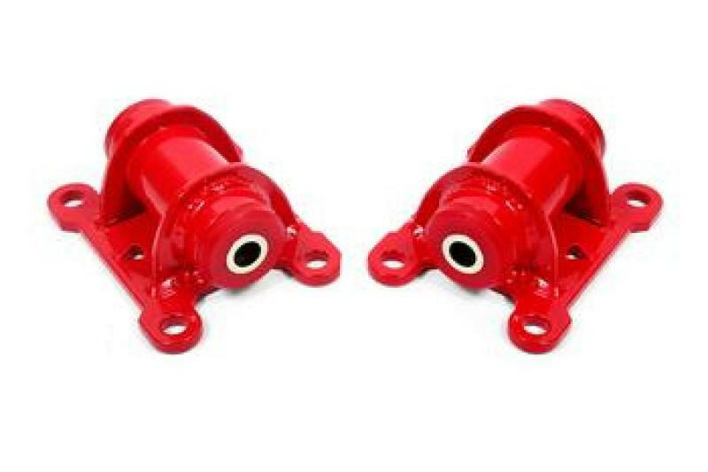 BMR 98-02 Chevrolet Camaro Motor Mount Kit (Steel) w/ Poly Bushings - Red Engine Mounts BMR Suspension