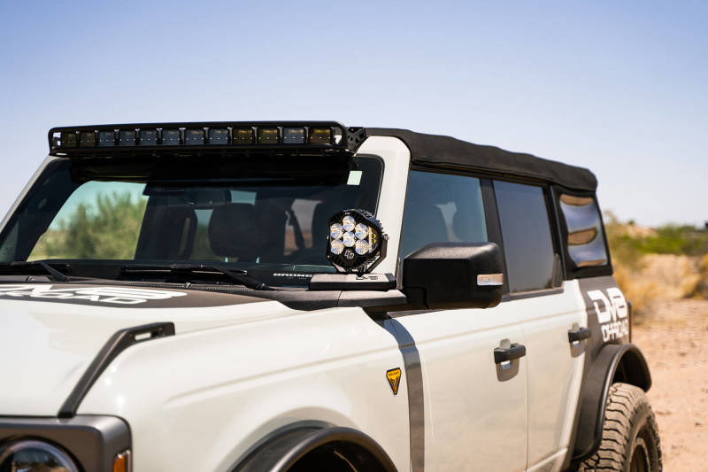 DV8 21-22 Ford Bronco A-Pillar Pod Light Mounts Light Mounts DV8 Offroad