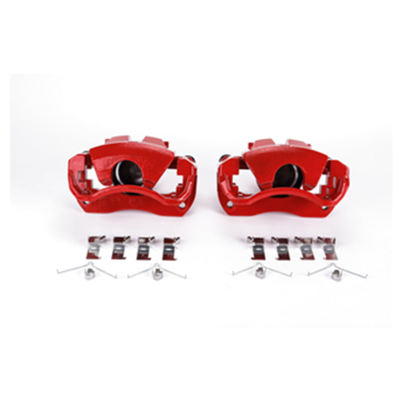 Power Stop 13-17 Lexus ES300h Front Red Calipers w/Brackets - Pair Brake Calipers - Perf PowerStop
