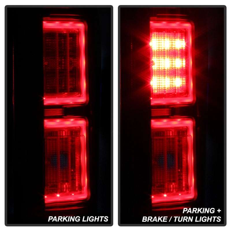 Spyder 18-19 Ford F-150 (w/o Blind Spot Sensor) LED Tail Lights - Red Clear (ALT-YD-FF15018-LED-RC) Tail Lights SPYDER