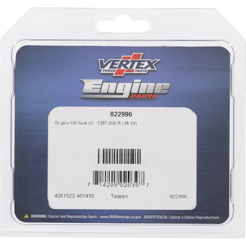 Vertex Gaskets 18-23 Honda CRF250R Oil Seal Kit Engine Hardware Vertex Pistons