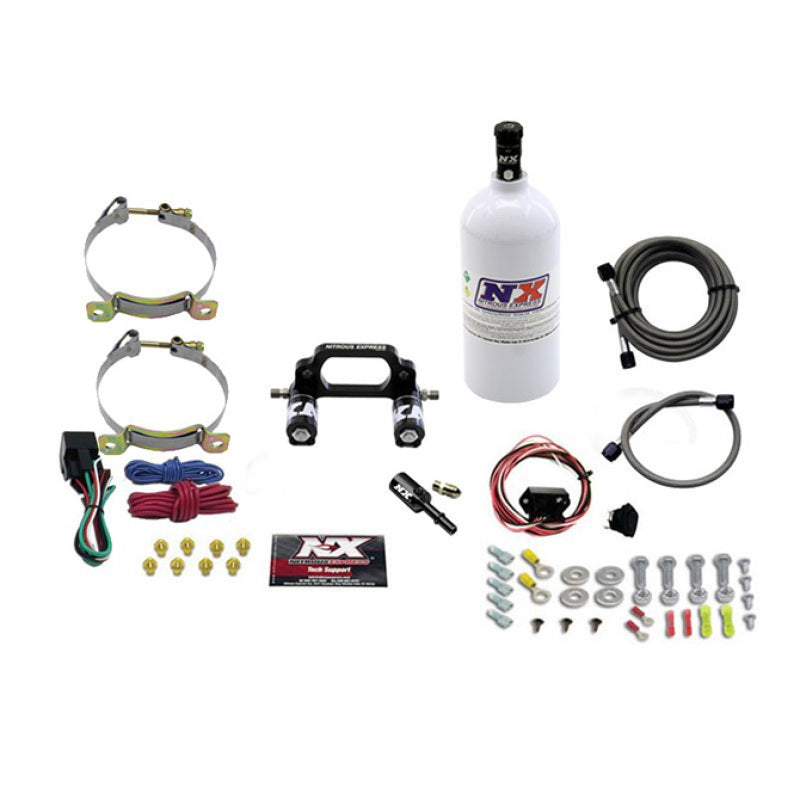 Nitrous Express Polaris RZR 800cc Nitrous Plate Kit w/2.5lb Bottle Nitrous Systems Nitrous Express