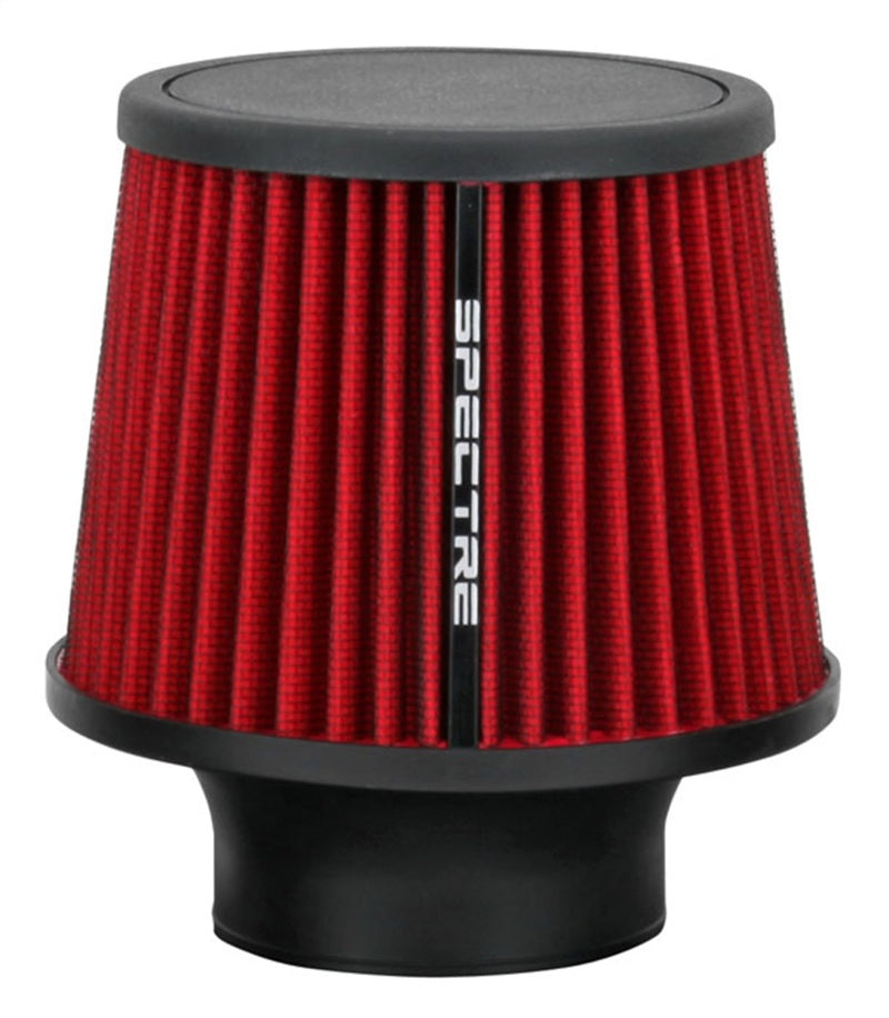 Spectre Conical Air Filter / Round Tapered 3in. - Red Air Filters - Universal Fit Spectre