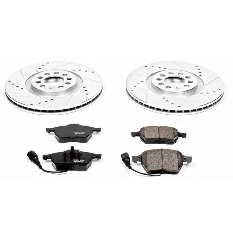 Power Stop 99-06 Audi TT Front Z23 Evolution Sport Brake Kit Brake Kits - Performance D&S PowerStop