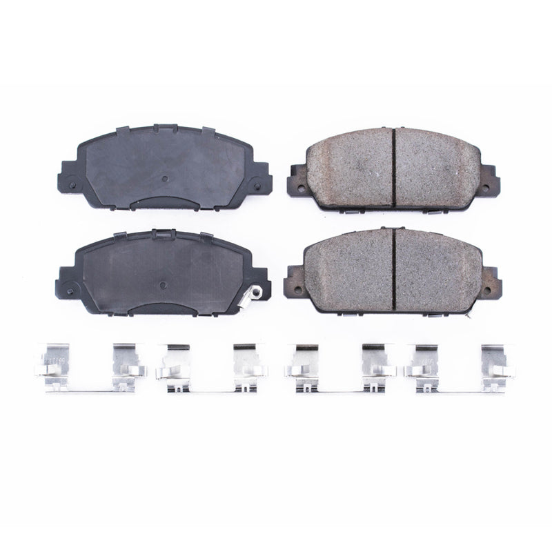 Power Stop 21-22 Honda Accord Front Z17 Evo Ceramic Pad w/Hardware Brake Pads - OE PowerStop