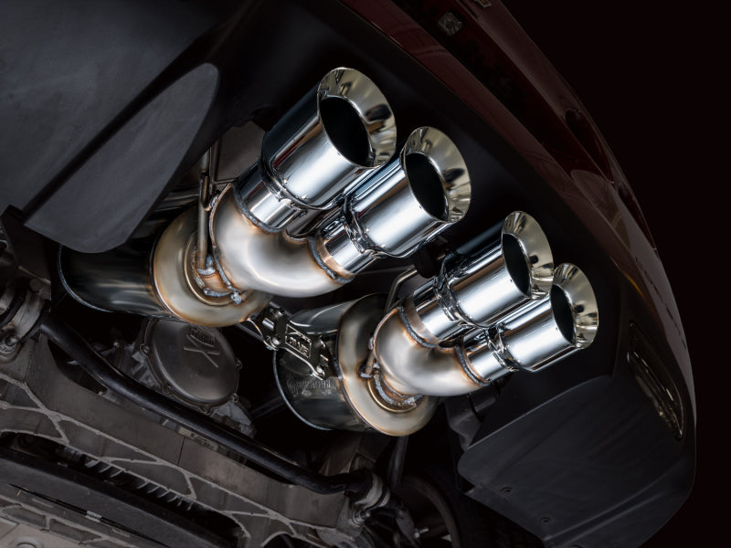 AWE Tuning 09-13 Chevrolet Corvette 6.2L Touring Edition Axle-Back Exhaust w/ Chrome Silver Tips Axle Back AWE Tuning