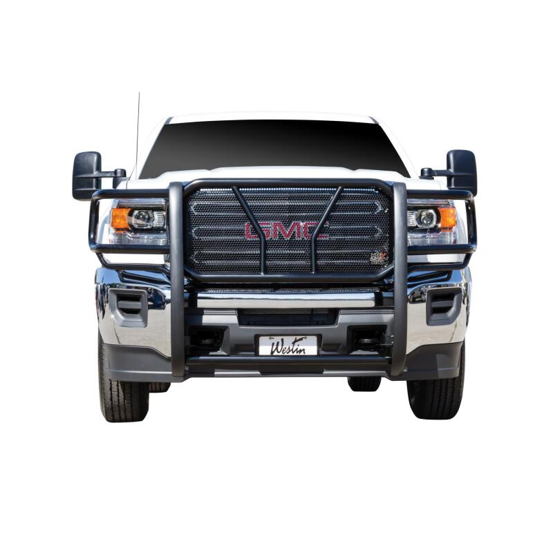 Westin 2011-2014 GMC Sierra 2500/3500 (Excl Denali) HDX Grille Guard - Black Grille Guards Westin