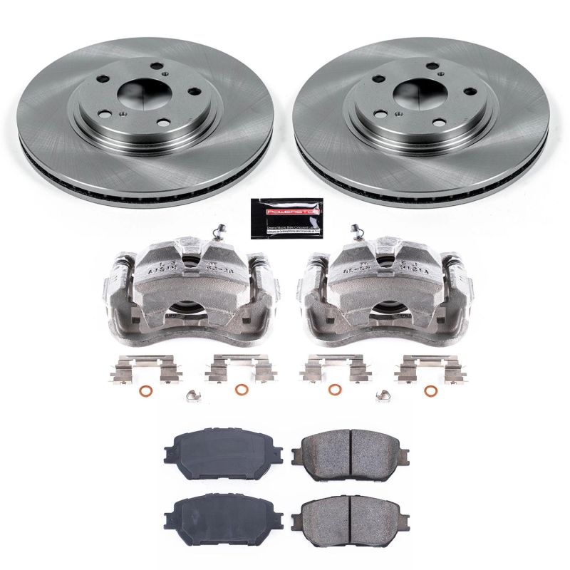 Power Stop 02-04 Toyota Camry Front Autospecialty Brake Kit w/Calipers Brake Kits - OE PowerStop